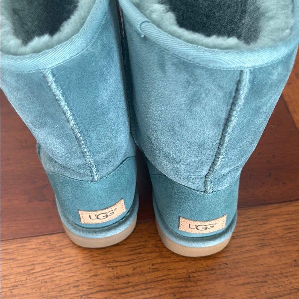 UGG Teal Suede Boots